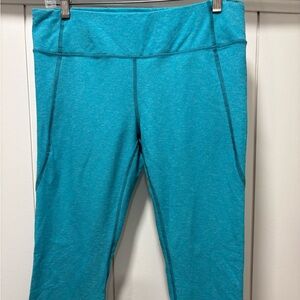 The North Face Womens Motivation Workout Crop Legggings, Blue Heather Size Large